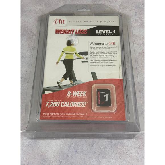 I Fit TREADMILL SD CARD-Weight Loss Lvl 1 - 24 Workouts - 8 WK Exercise Program - Picture 1 of 10